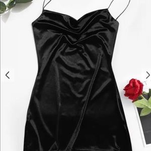 Zoila Cowl Neck Dress